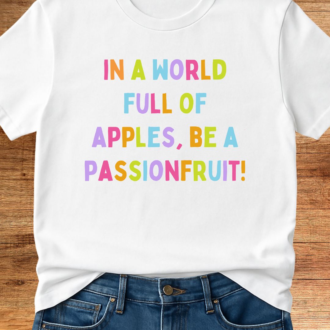 Apples and Passionfruit Teacher T-Shirt - teachngear