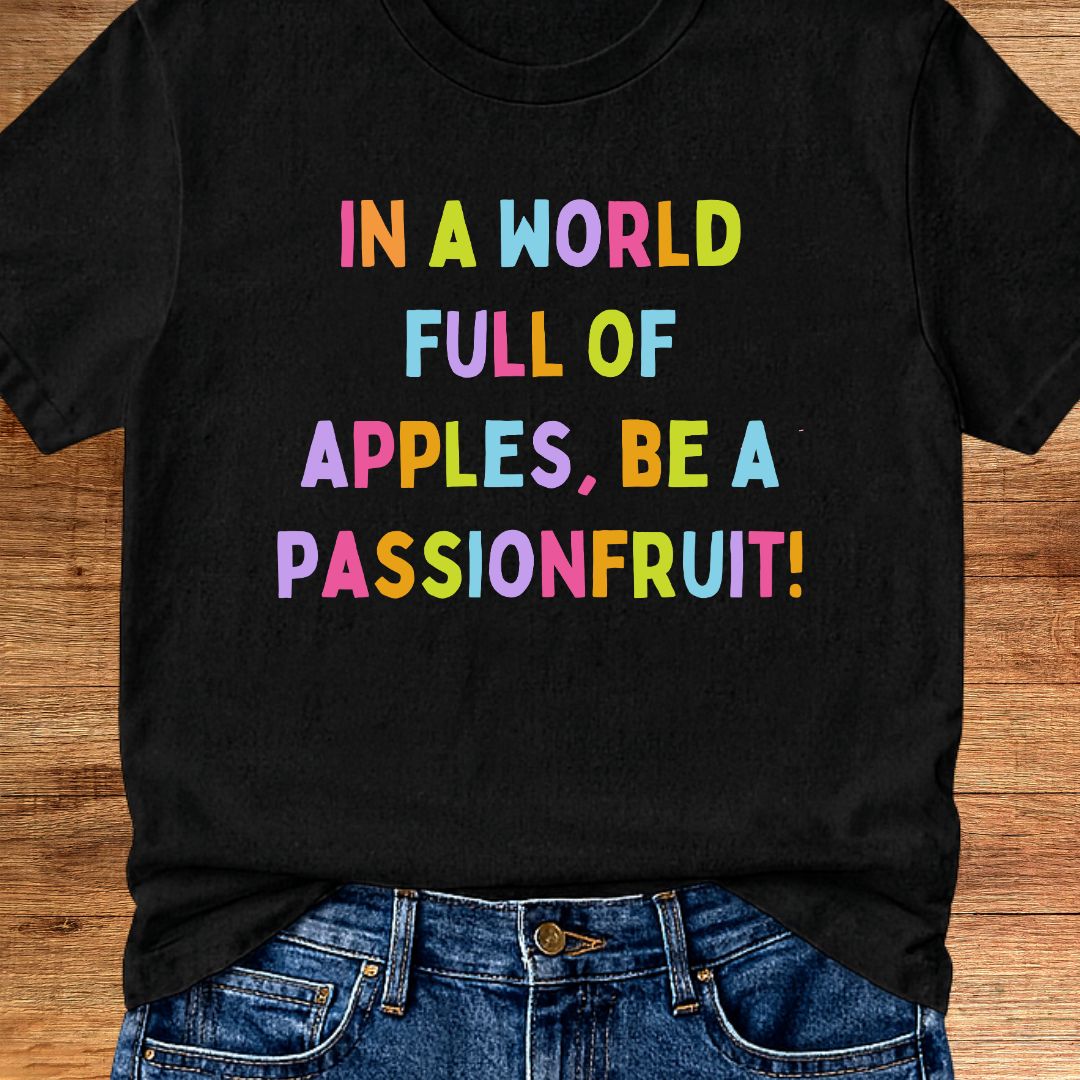 Apples and Passionfruit Teacher T-Shirt - teachngear