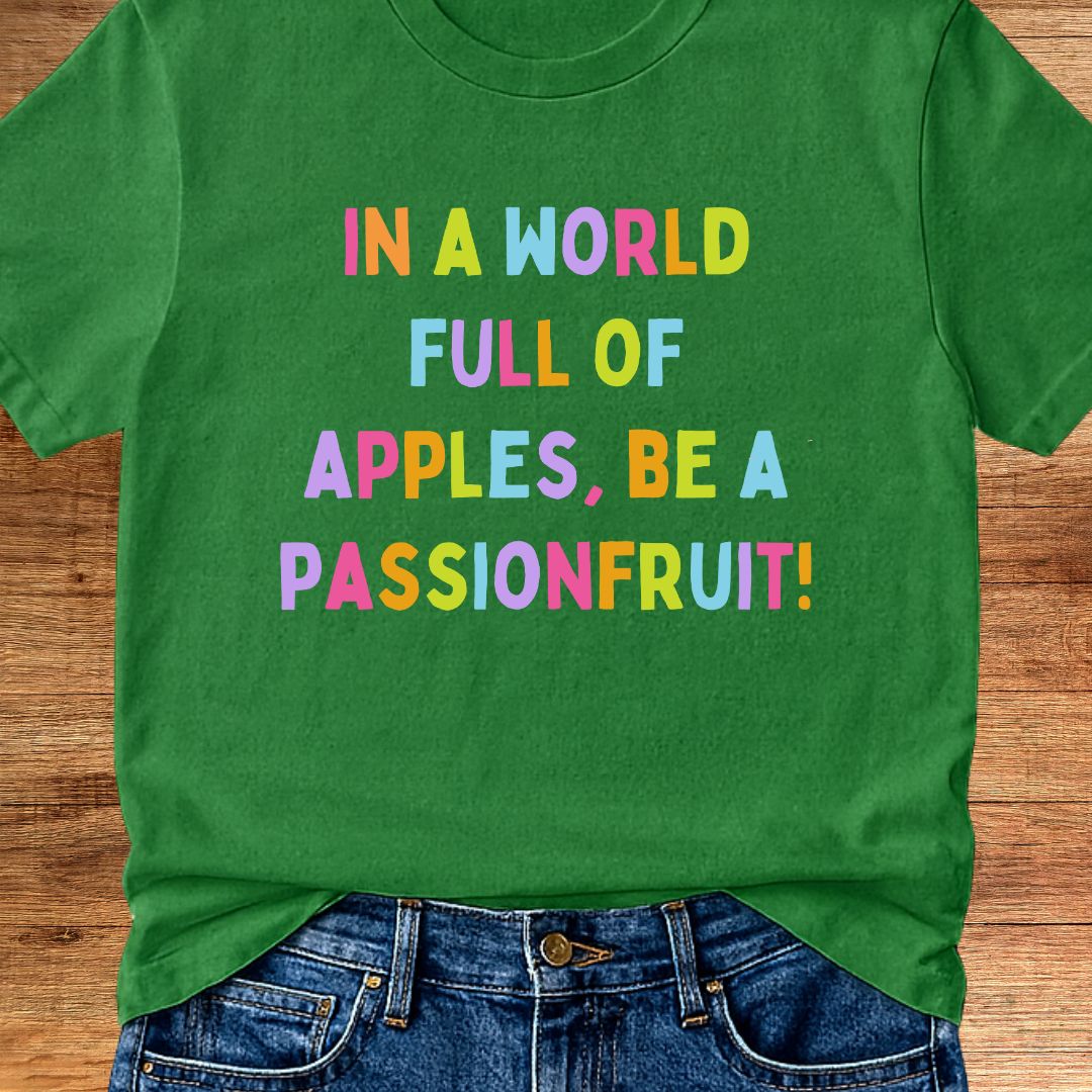 Apples and Passionfruit Teacher T-Shirt - teachngear