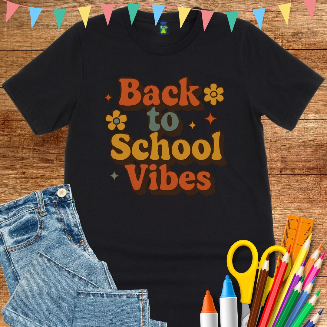 Back to School Vibes Teacher T-Shirt - teachngear
