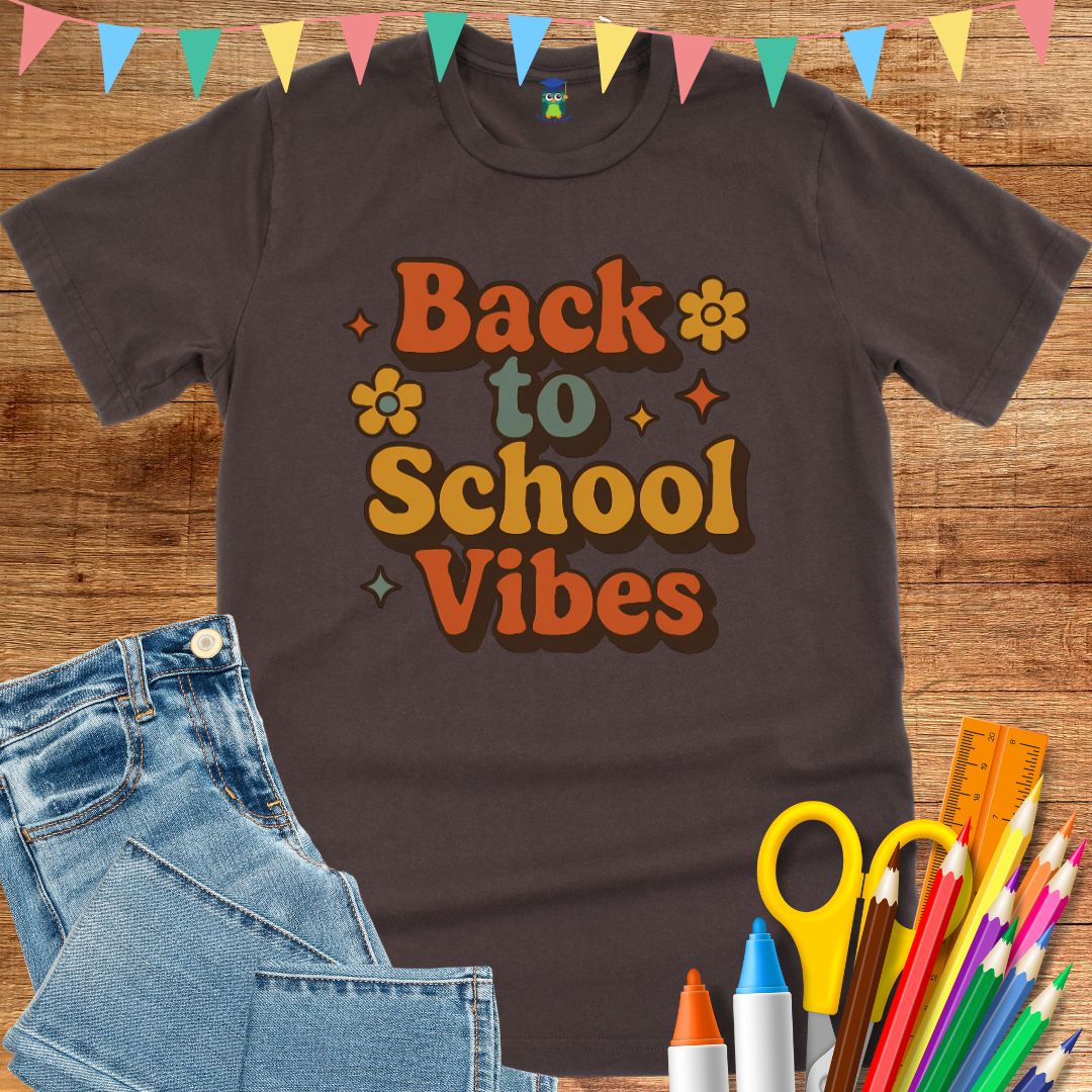 Back to School Vibes Teacher T-Shirt - teachngear