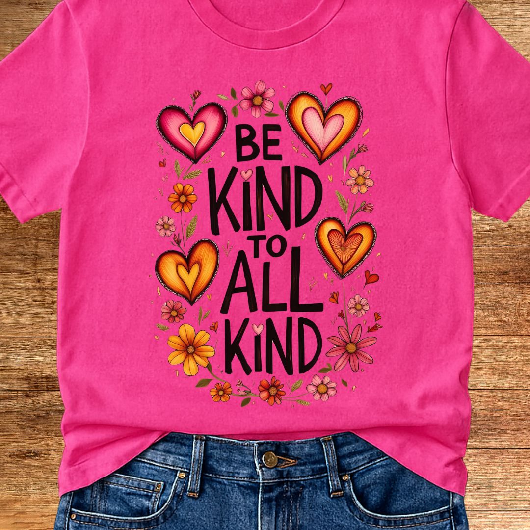 Be Kind to all Kind Teacher T-Shirt - teachngear