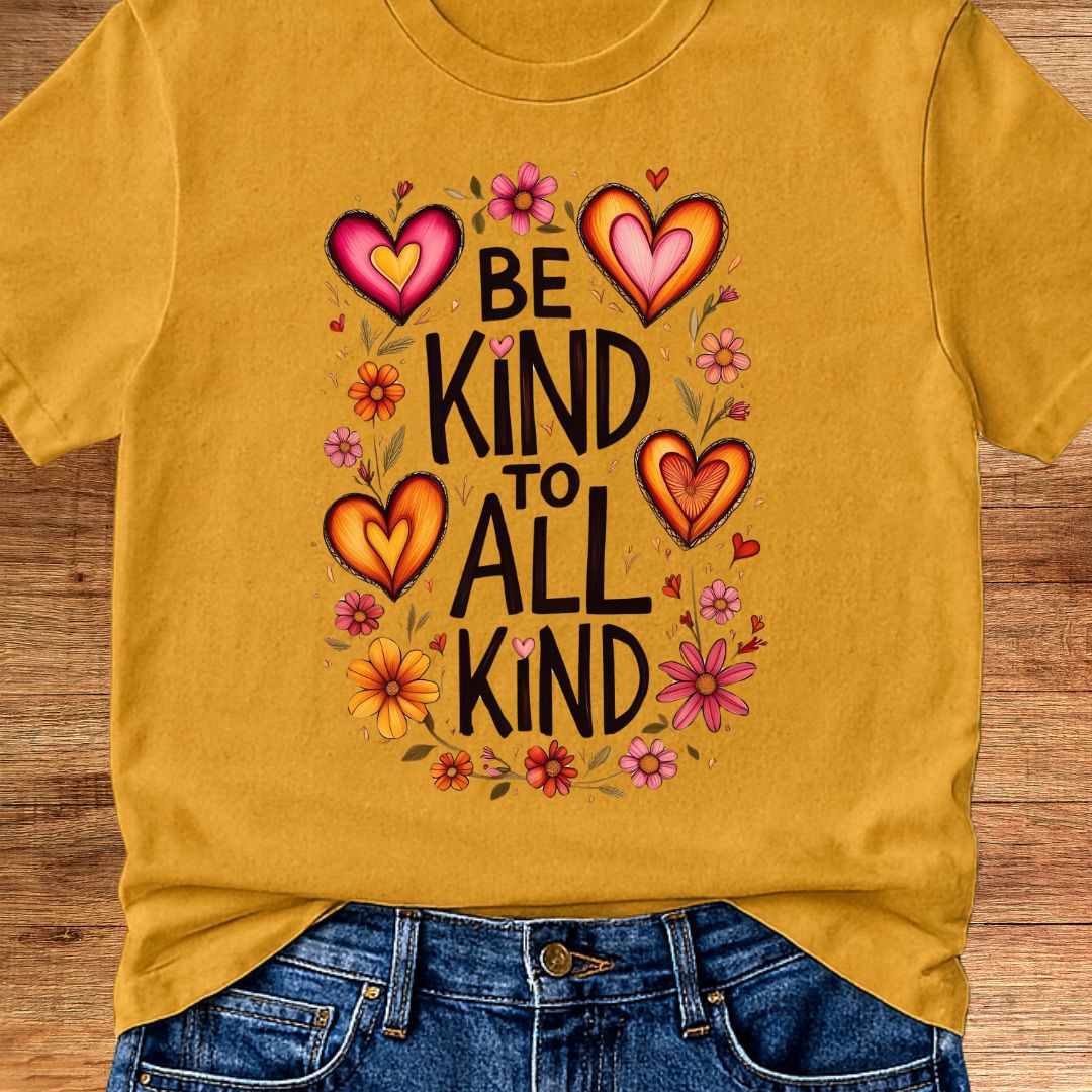 Be Kind to all Kind Teacher T-Shirt - teachngear