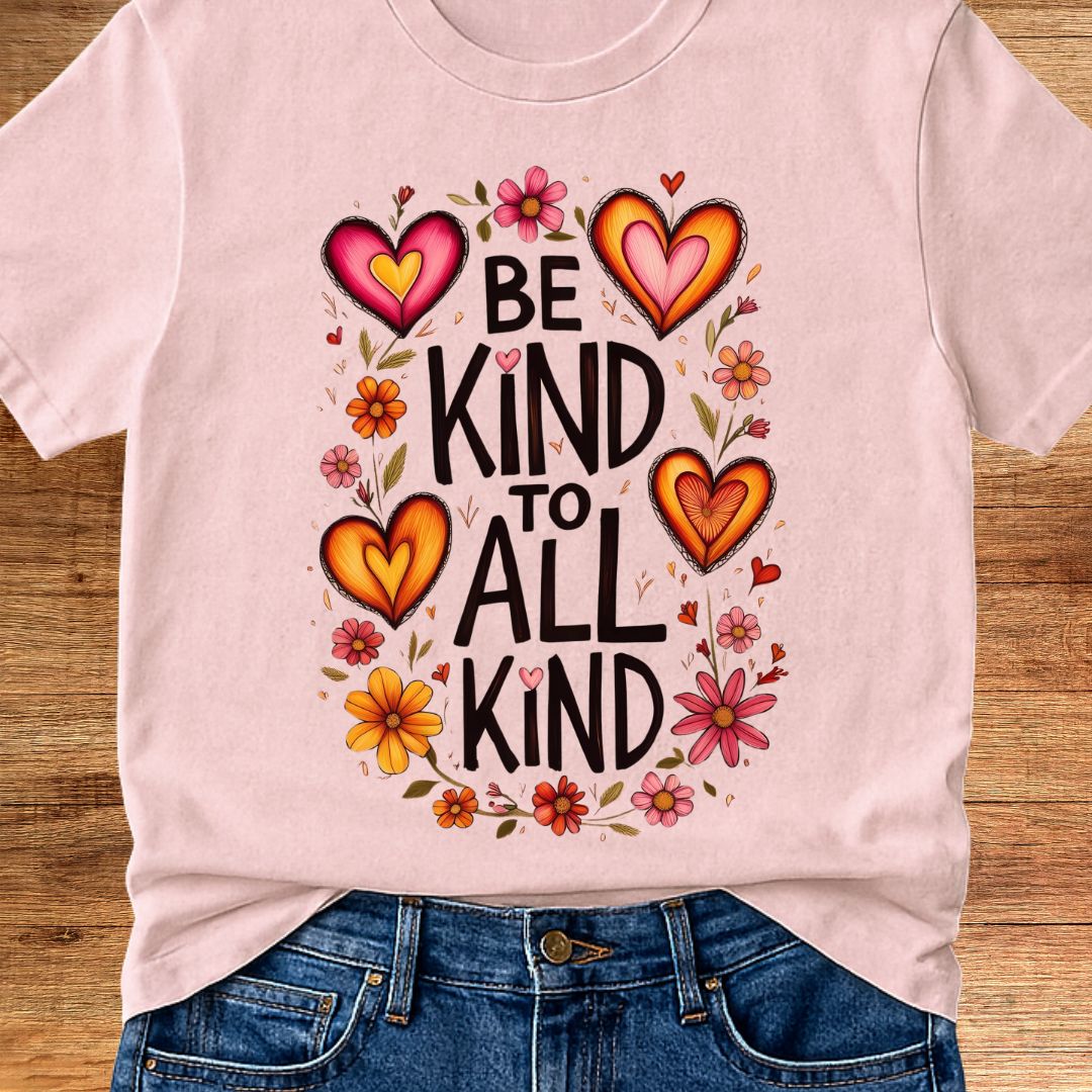 Be Kind to all Kind Teacher T-Shirt - teachngear