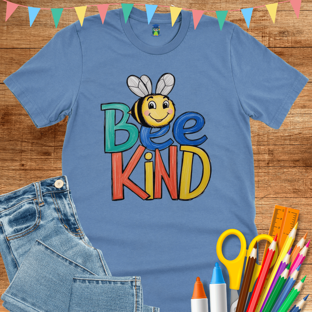 Bee Kind Teacher T-Shirt - teachngear
