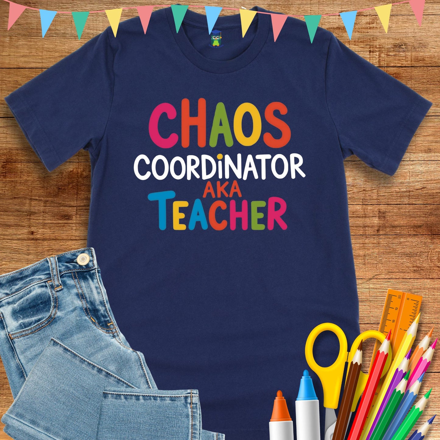 Chaos Coordinator Teacher T-Shirt - teachngear