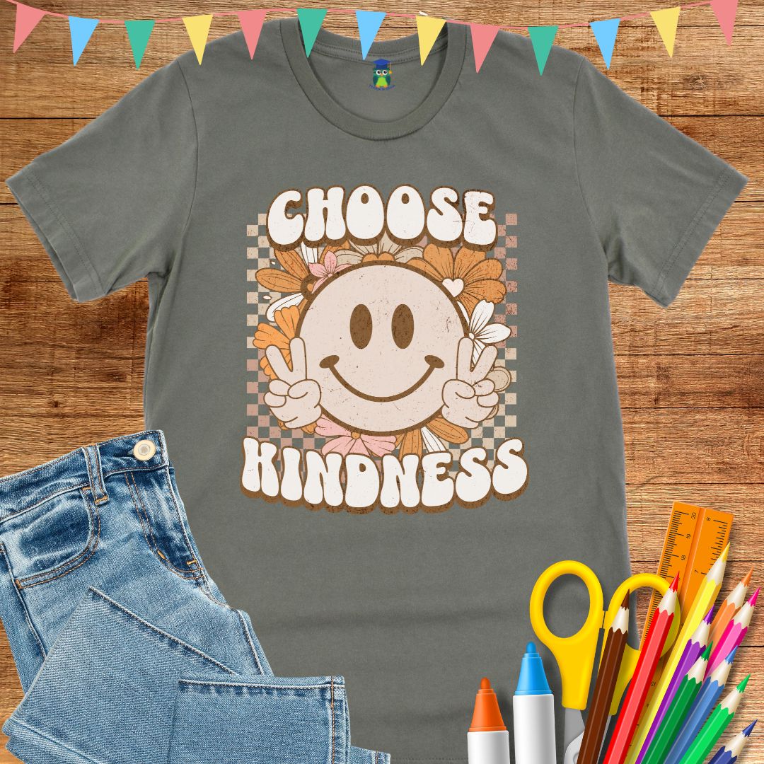Choose Kindness Teacher T-Shirt - teachngear
