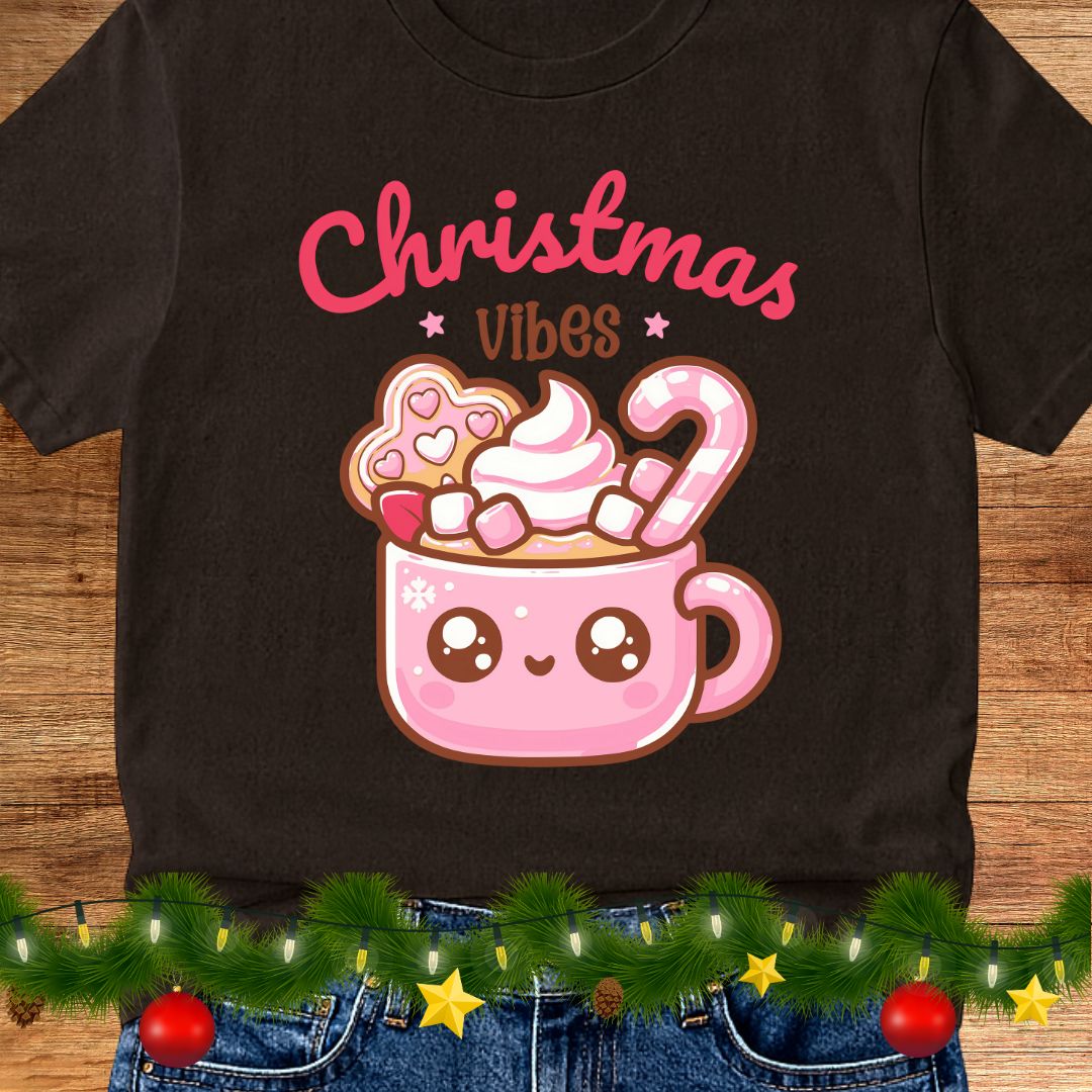 Christmas Vibes Teacher Shirt - teachngear