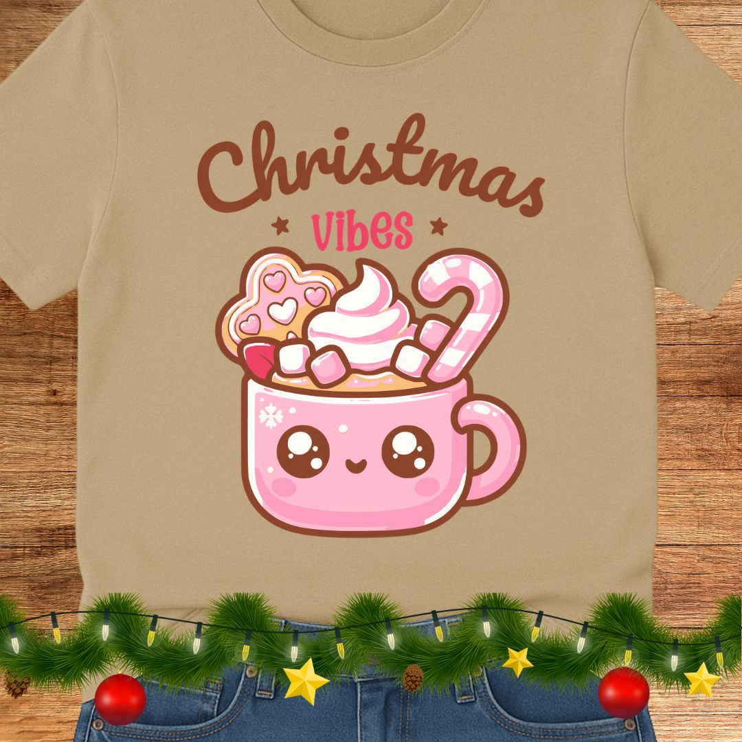 Christmas Vibes Teacher Shirt - teachngear