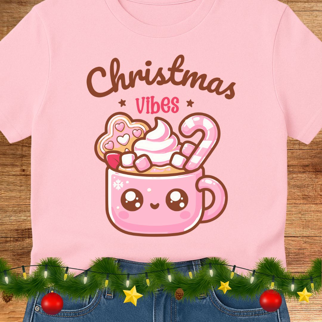 Christmas Vibes Teacher Shirt - teachngear