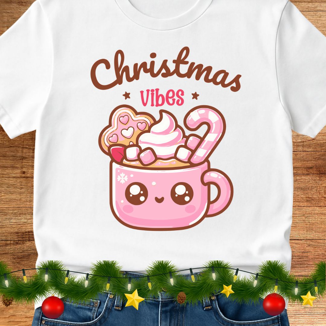 Christmas Vibes Teacher Shirt - teachngear