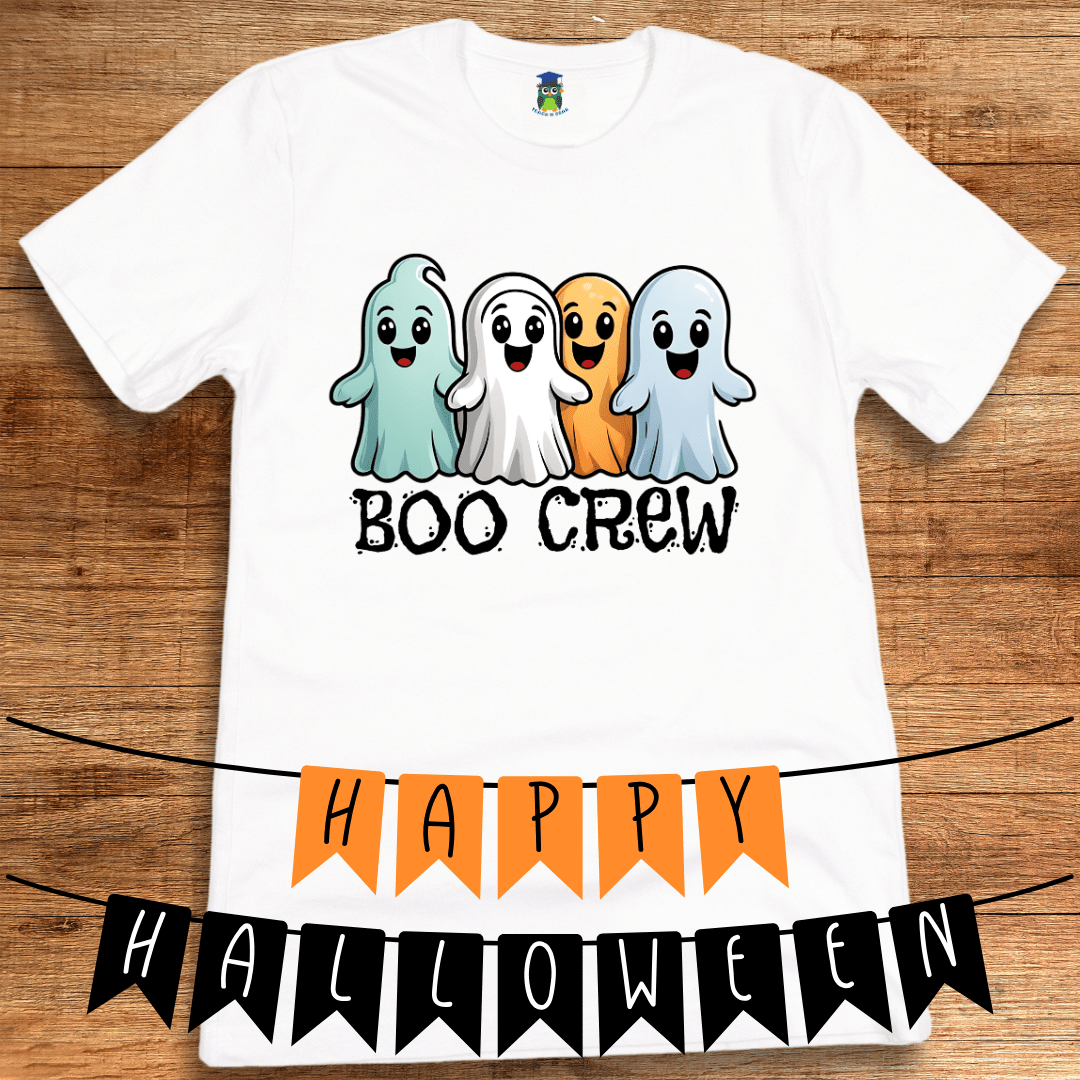 Cute Ghosts Halloween Teacher Shirt - teachngear