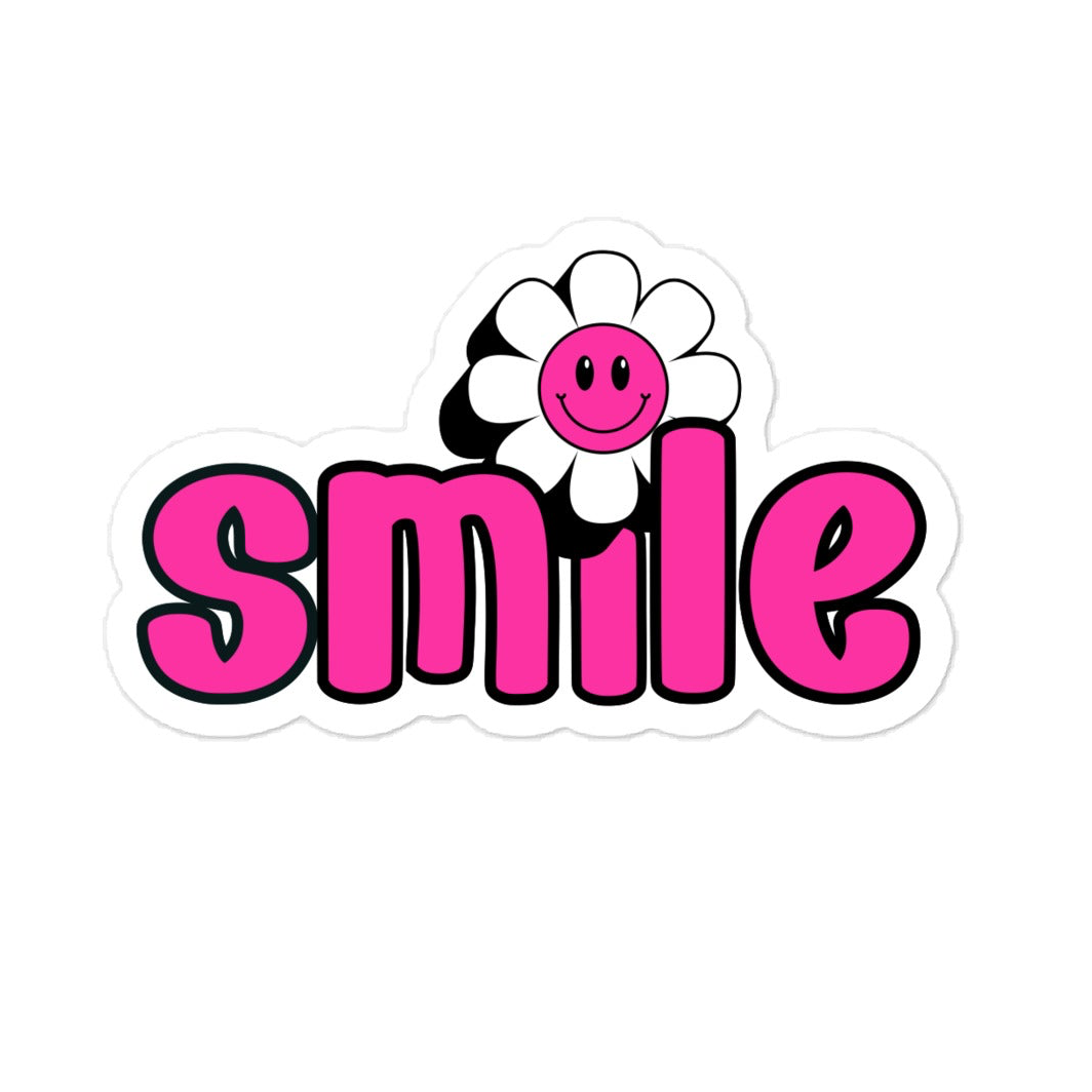 Smile Die Cut Sticker
