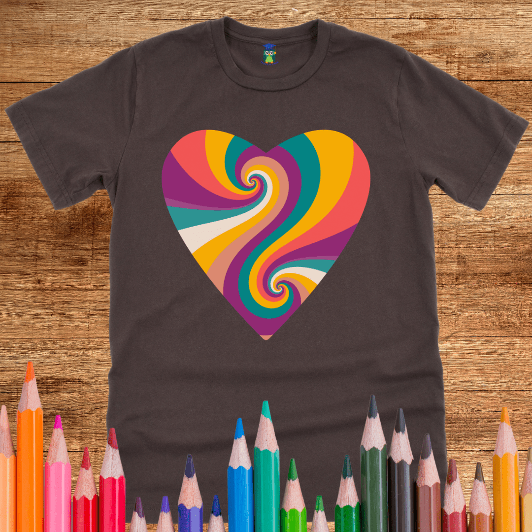 Heart Vibes Teacher Shirt - teachngear