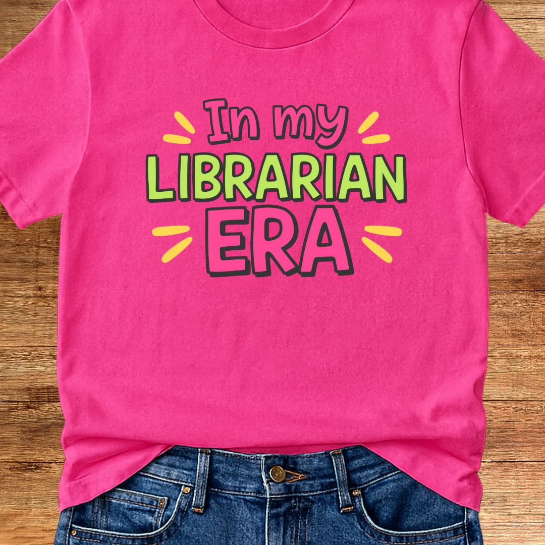 In My Librarian Era Teacher T-Shirt - teachngear