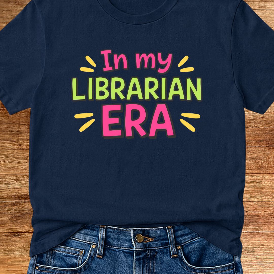 In My Librarian Era Teacher T-Shirt - teachngear