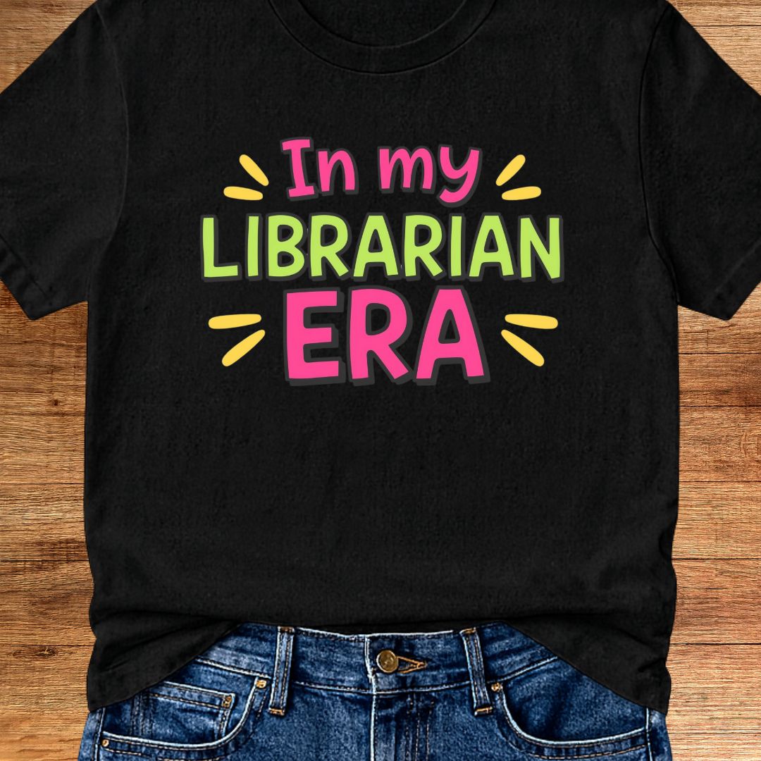 In My Librarian Era Teacher T-Shirt - teachngear