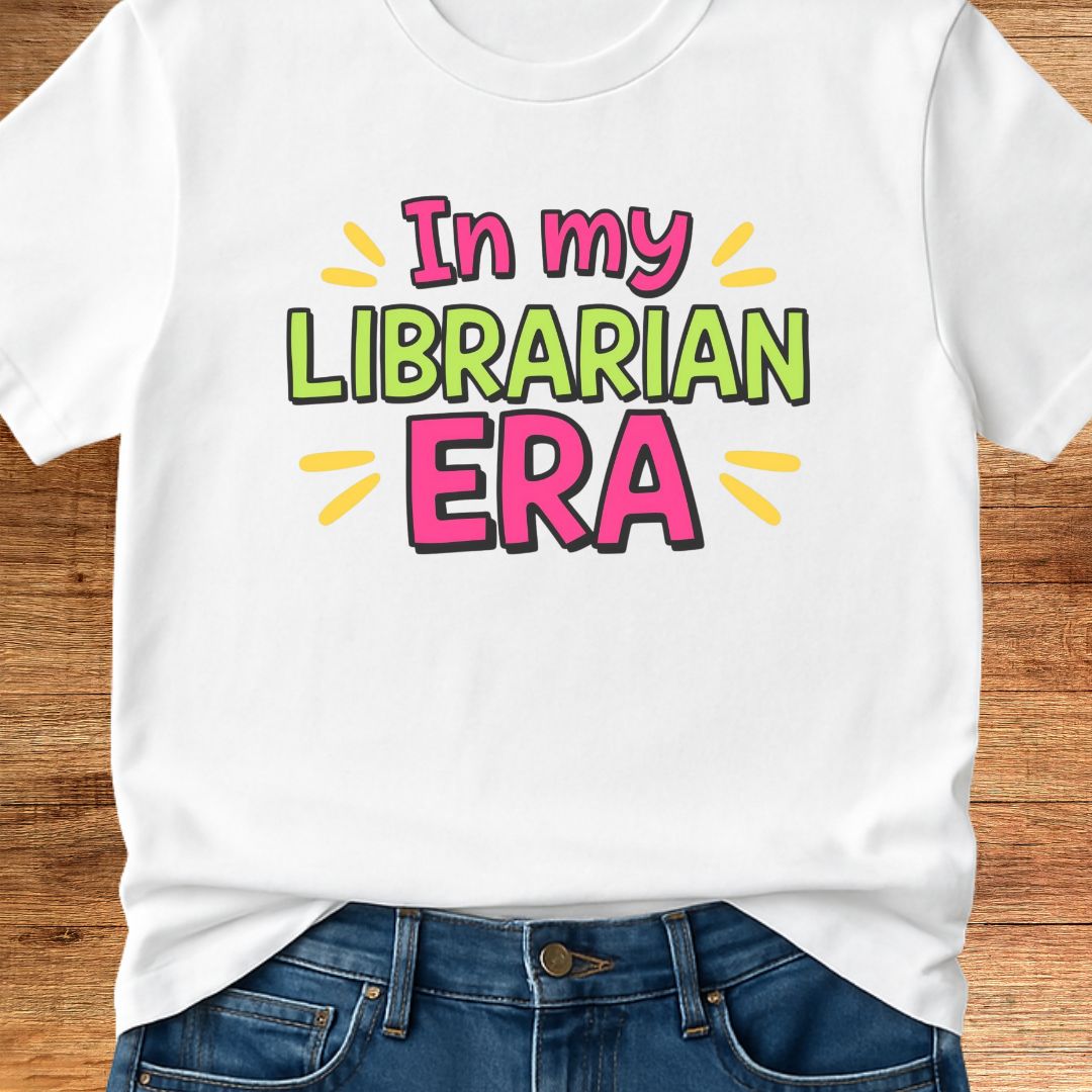 In My Librarian Era Teacher T-Shirt - teachngear