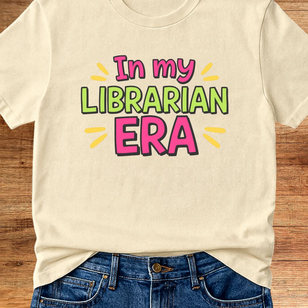 In My Librarian Era Teacher T-Shirt - teachngear