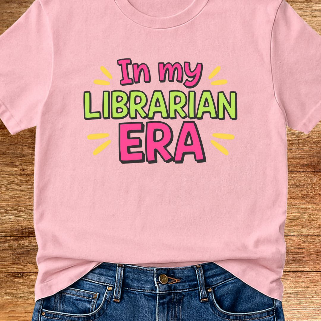 In My Librarian Era Teacher T-Shirt - teachngear