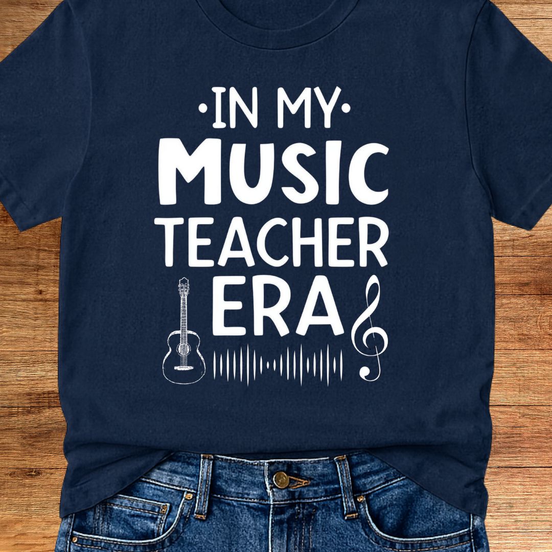 In My Music Teacher Era Teacher T-Shirt - teachngear