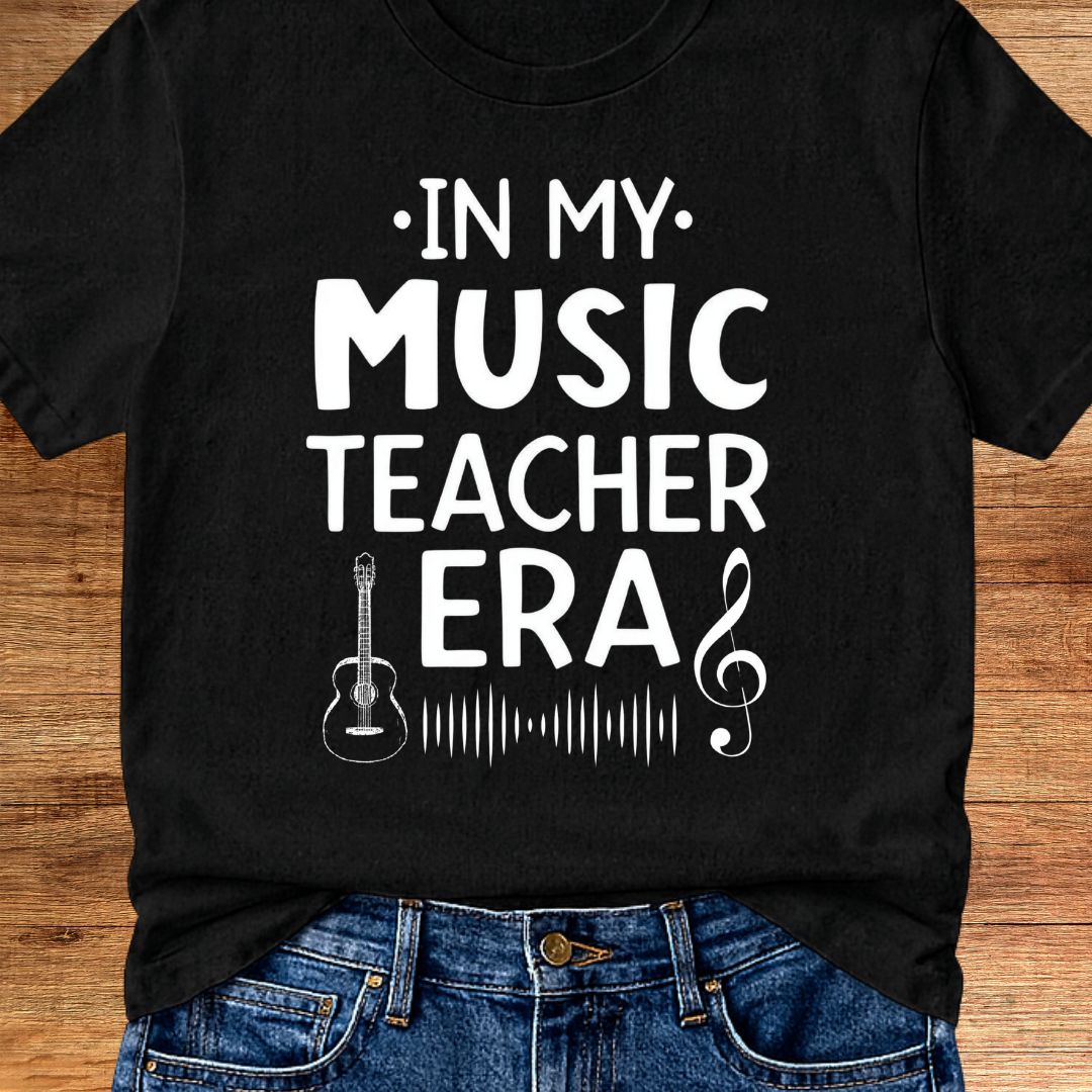 In My Music Teacher Era Teacher T-Shirt - teachngear