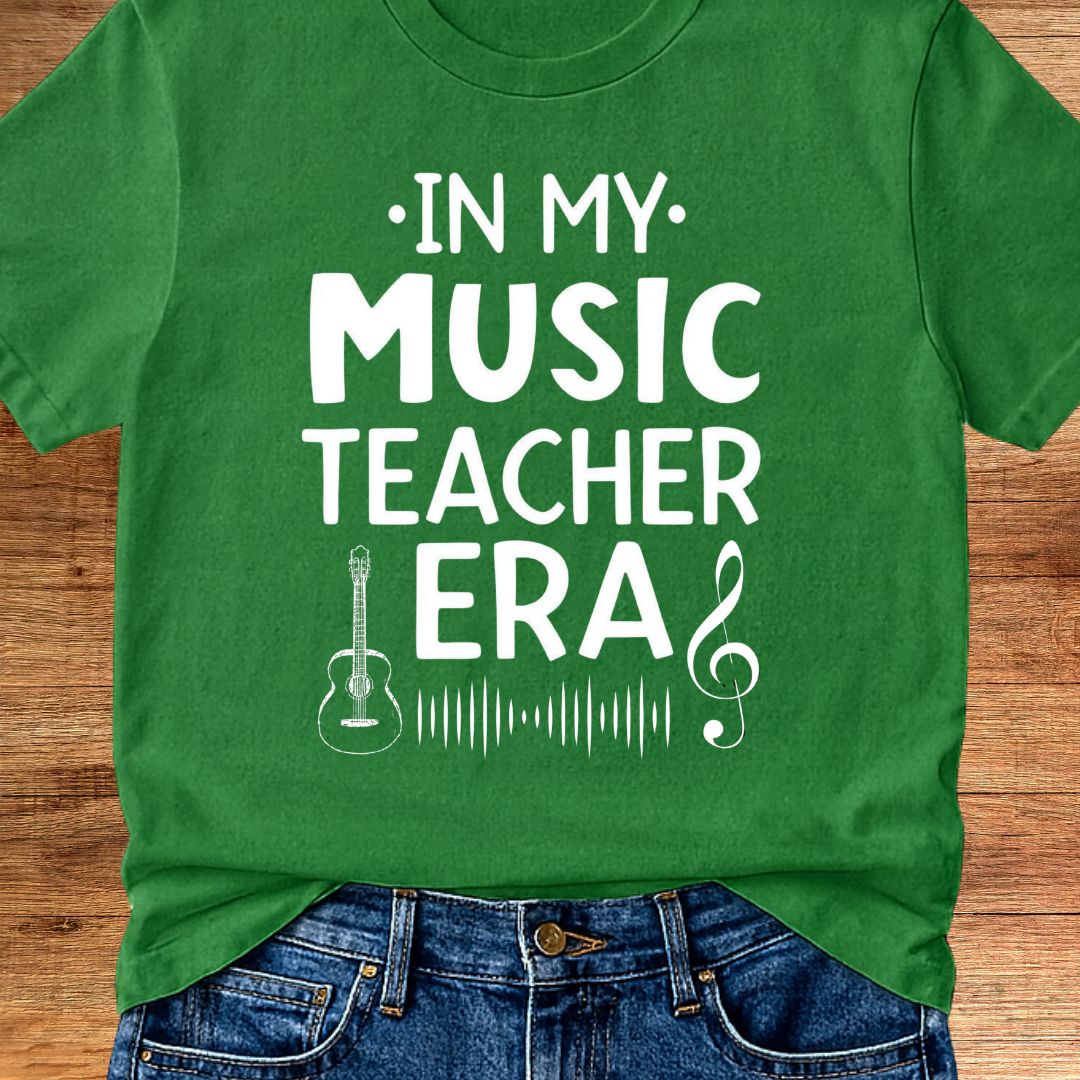 In My Music Teacher Era Teacher T-Shirt - teachngear