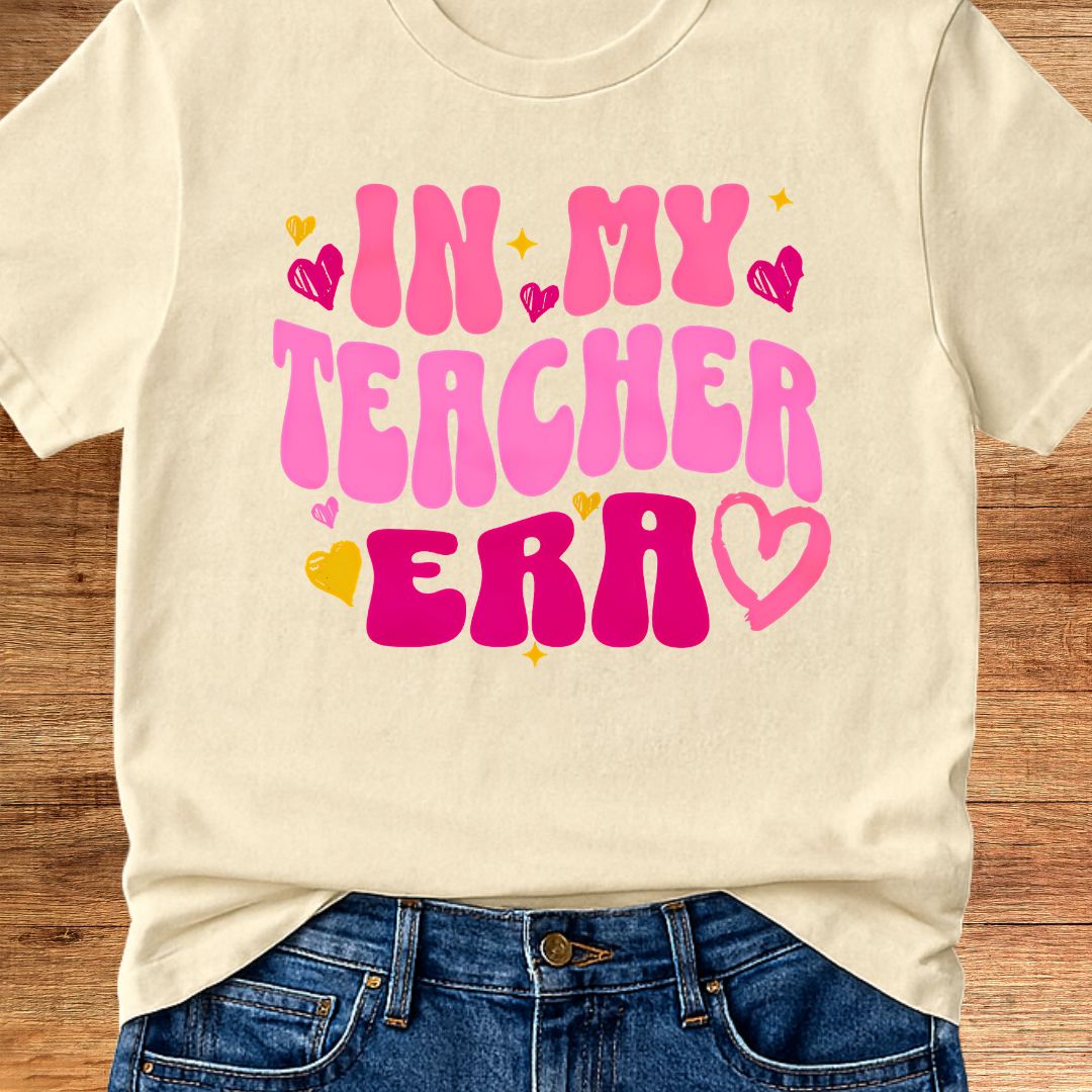 In My Teacher Era Teacher T-Shirt - teachngear
