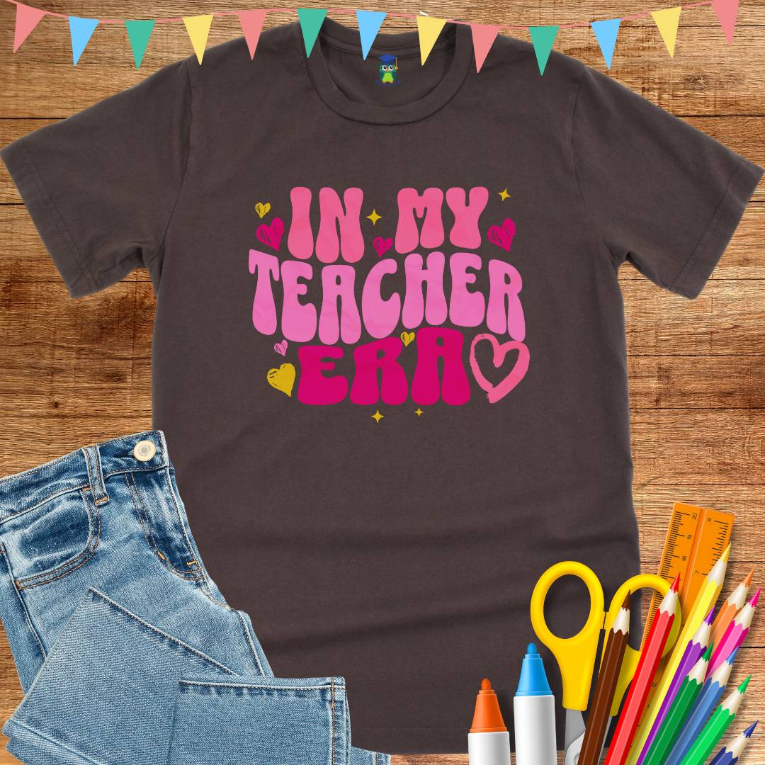 In My Teacher Era Teacher T-Shirt - teachngear