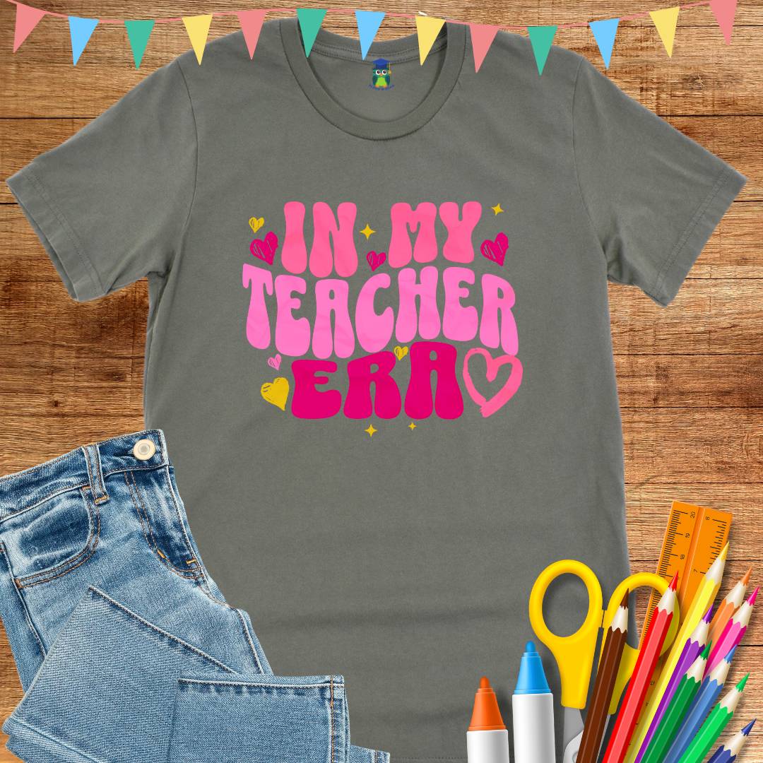 In My Teacher Era Teacher T-Shirt - teachngear