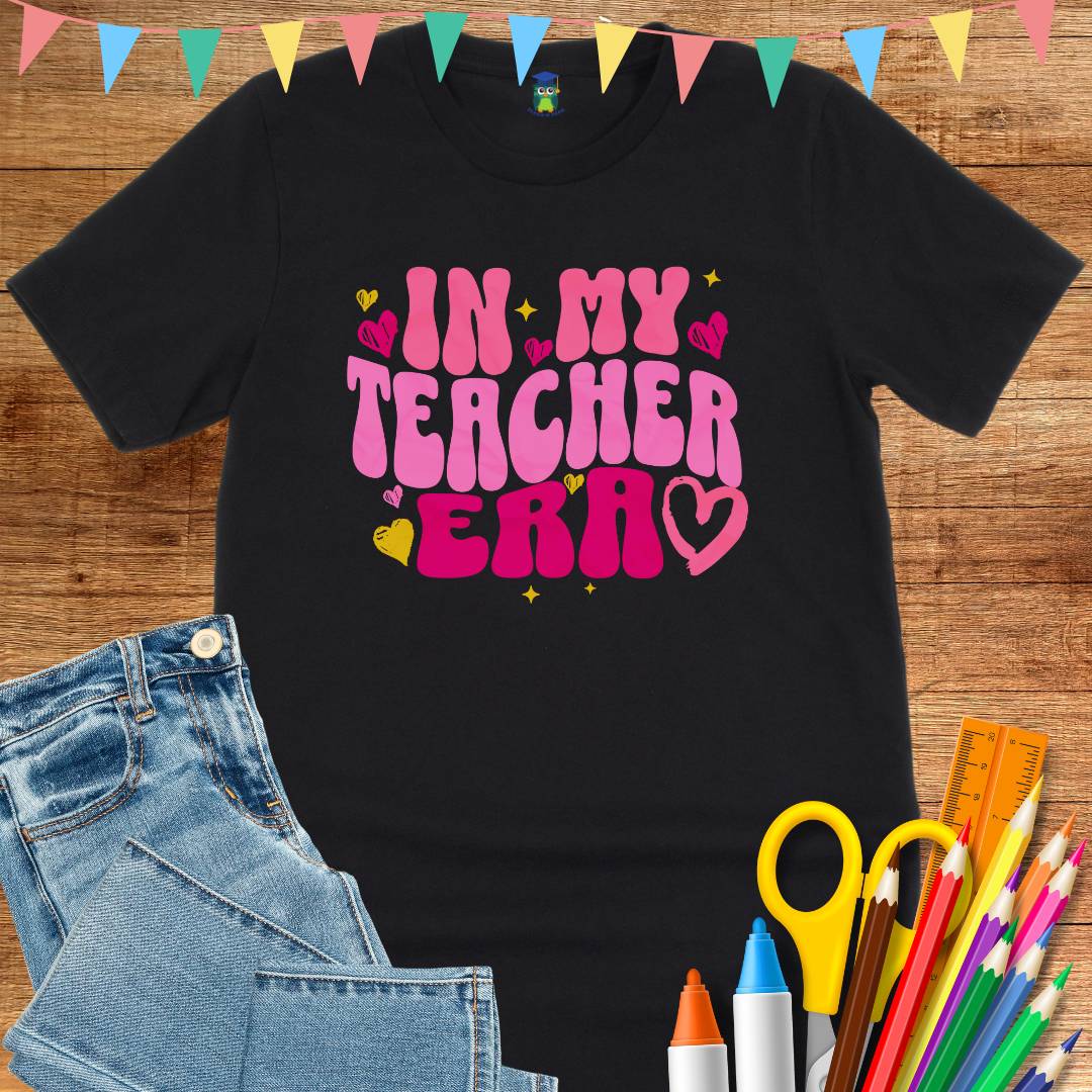 In My Teacher Era Teacher T-Shirt - teachngear