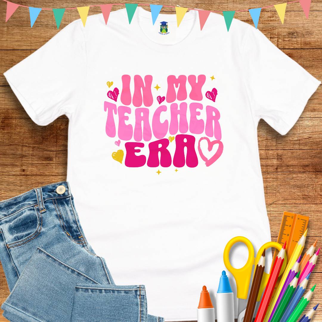 In My Teacher Era Teacher T-Shirt - teachngear