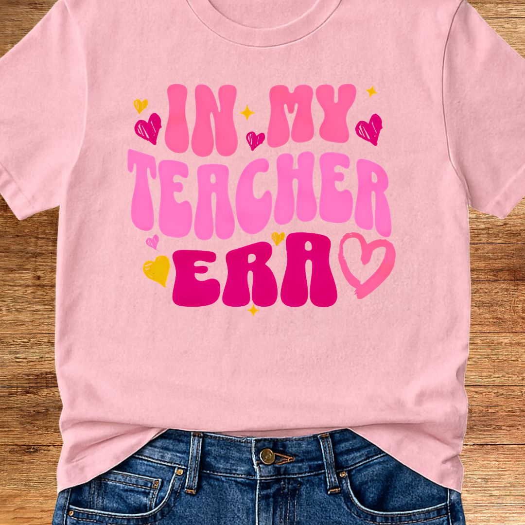 In My Teacher Era Teacher T-Shirt - teachngear