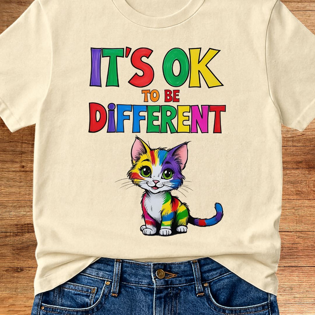 It's OK to be Different Teacher T-Shirt - teachngear