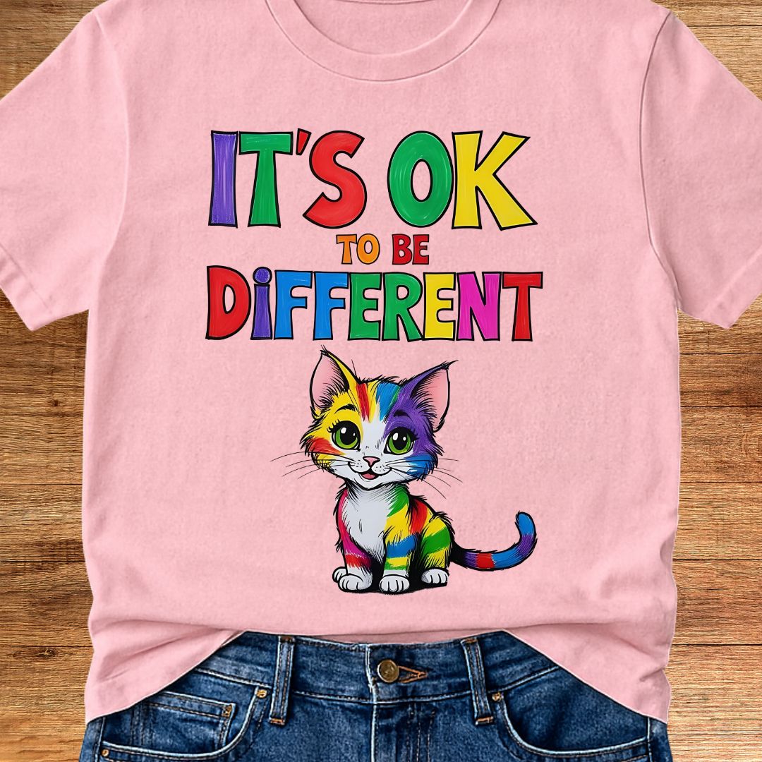 It's OK to be Different Teacher T-Shirt - teachngear