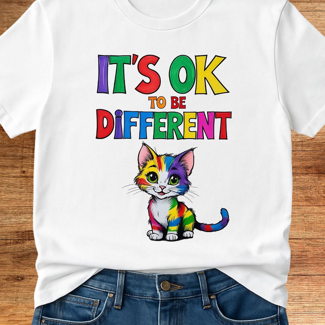 It's OK to be Different Teacher T-Shirt - teachngear