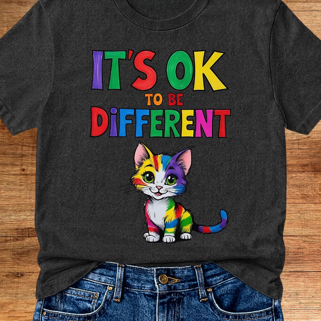 It's OK to be Different Teacher T-Shirt - teachngear