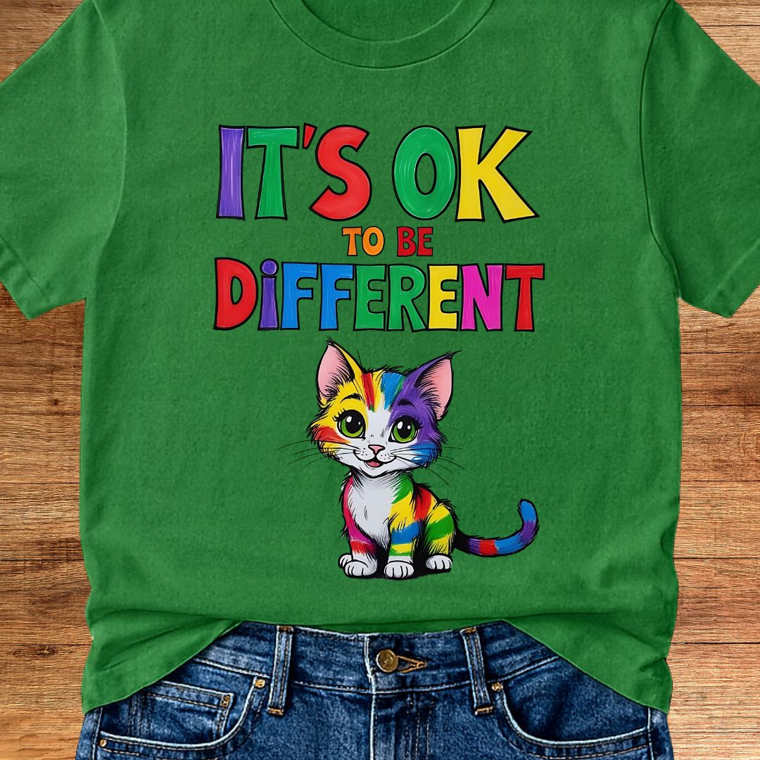 It's OK to be Different Teacher T-Shirt - teachngear