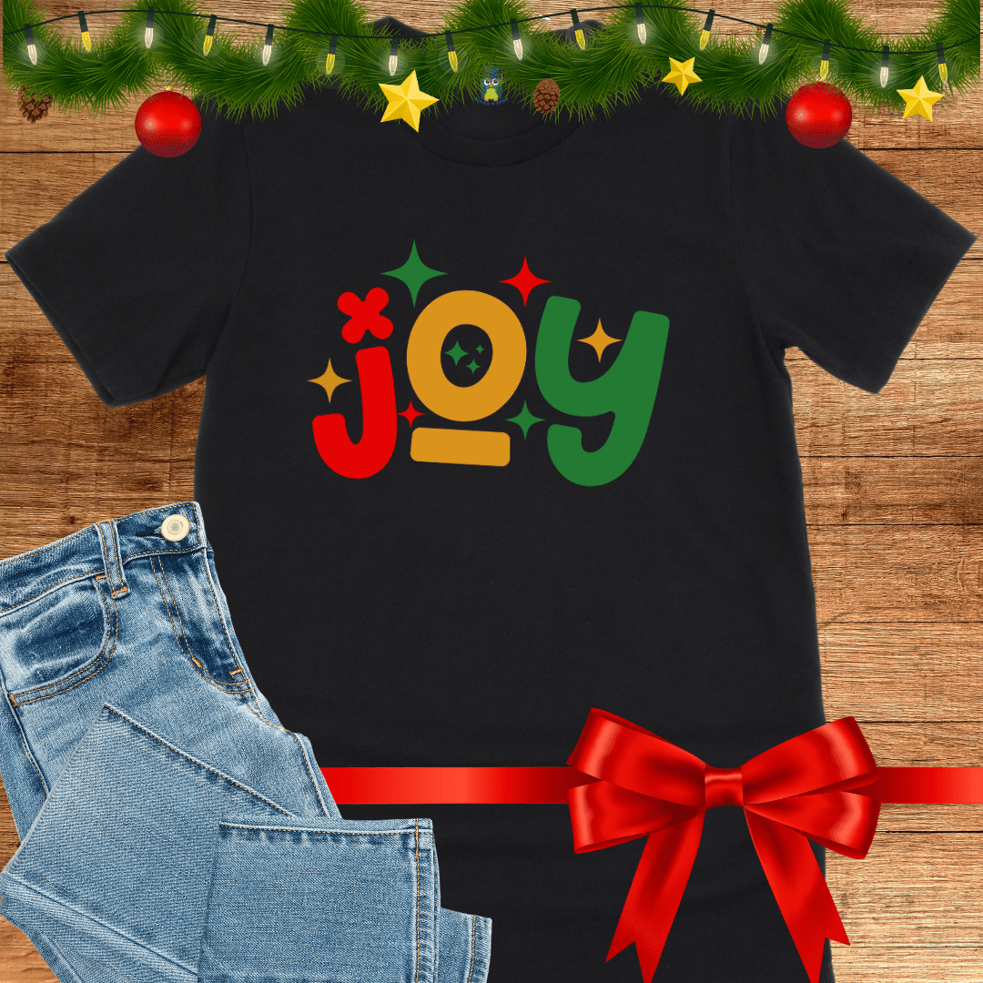 Joy Christmas Teacher Shirt - teachngear