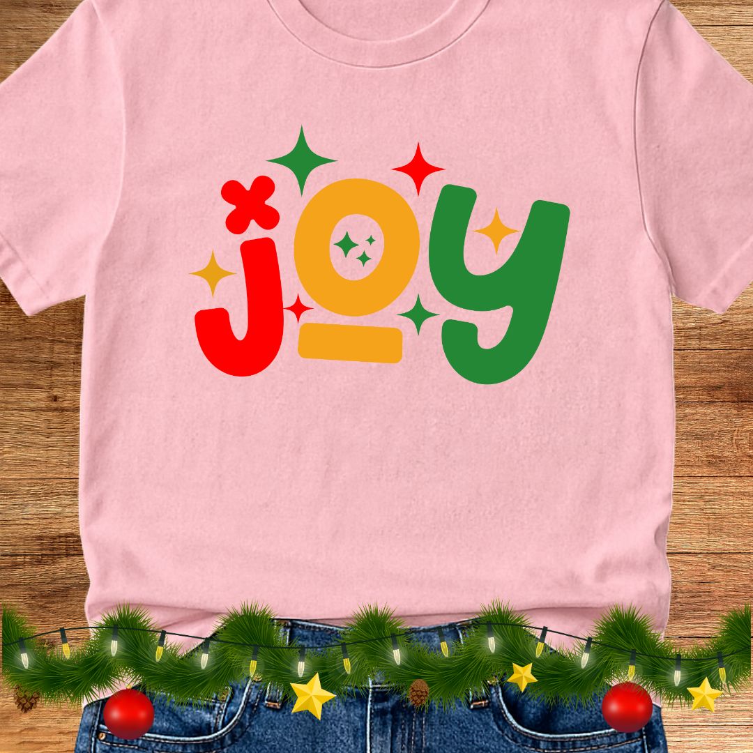 Joy Christmas Teacher Shirt - teachngear