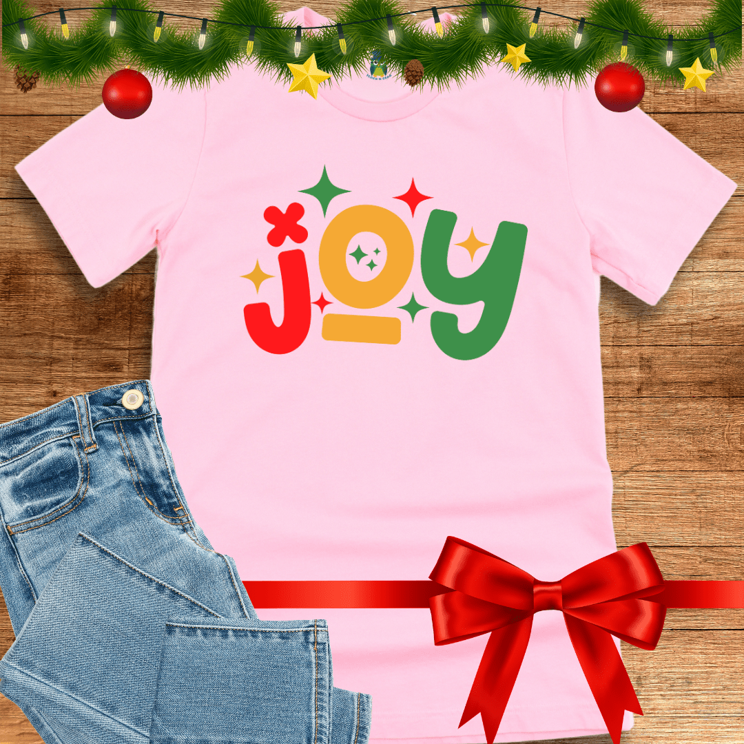 Joy Christmas Teacher Shirt - teachngear