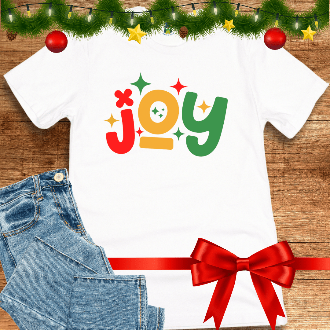 Joy Christmas Teacher Shirt - teachngear