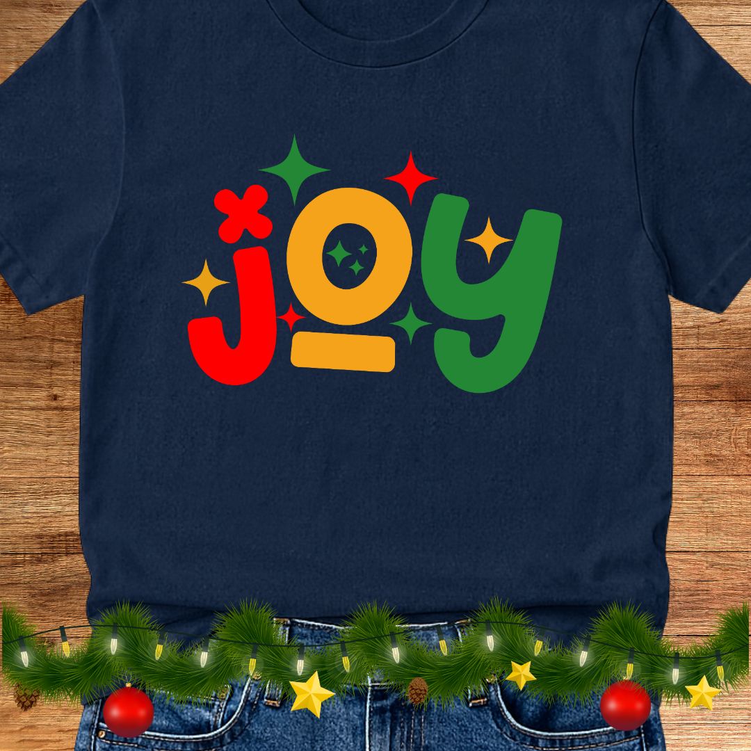 Joy Christmas Teacher Shirt - teachngear