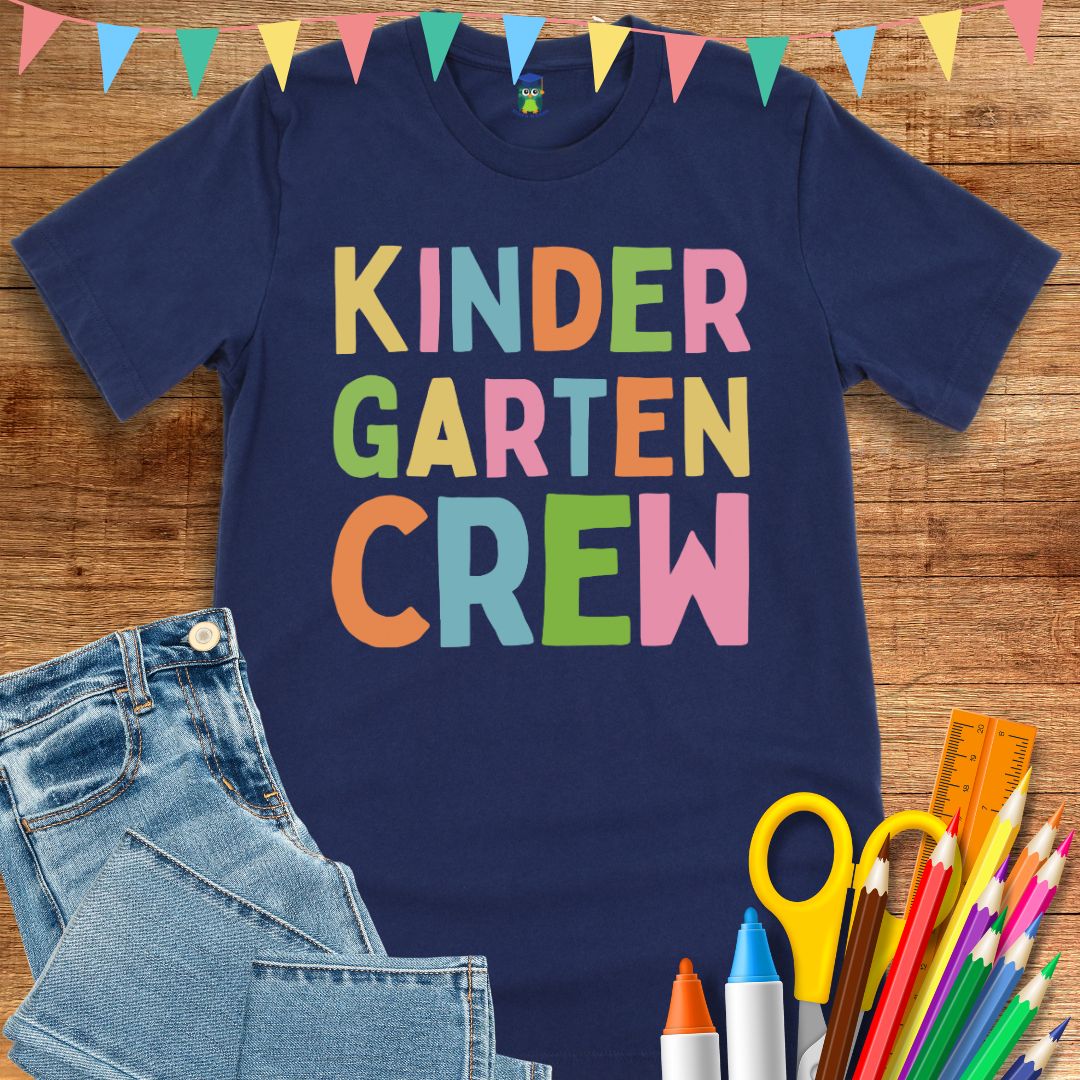 Kindergarten Crew Teacher T-Shirt - teachngear