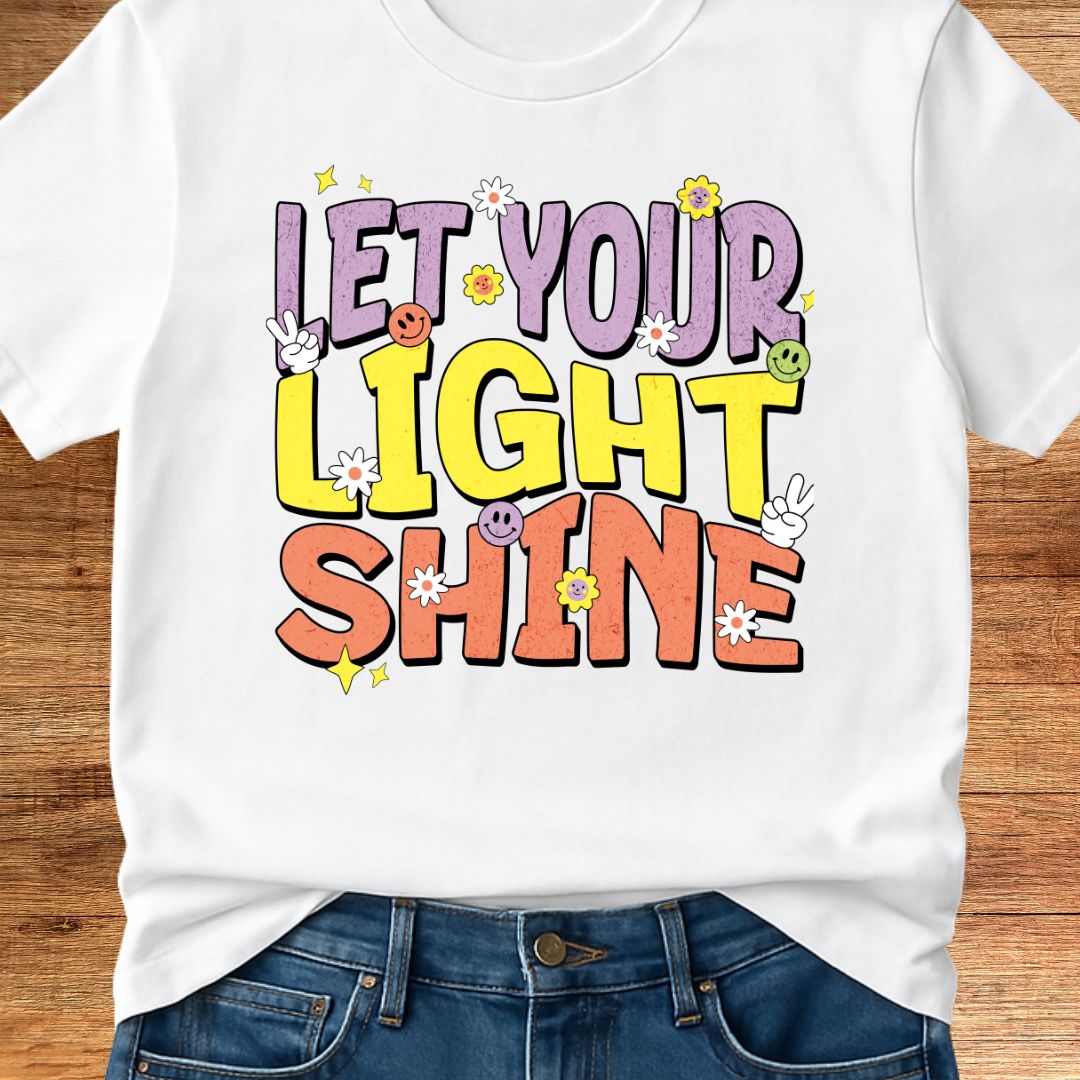 Let Your Light Shine Teacher T-Shirt - teachngear
