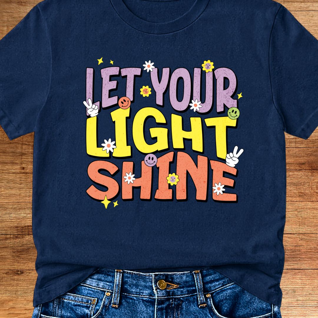 Let Your Light Shine Teacher T-Shirt - teachngear