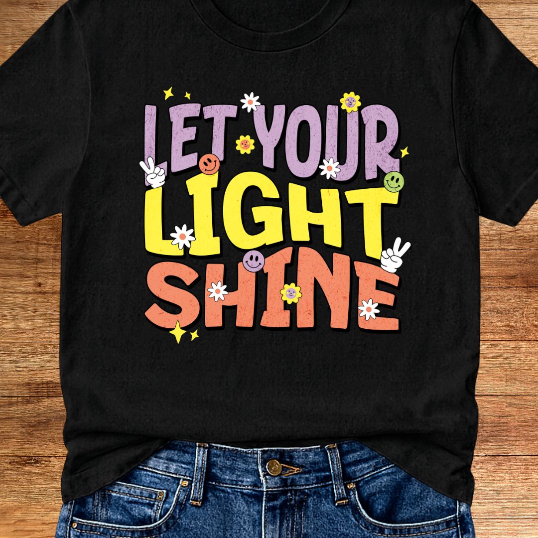 Let Your Light Shine Teacher T-Shirt - teachngear