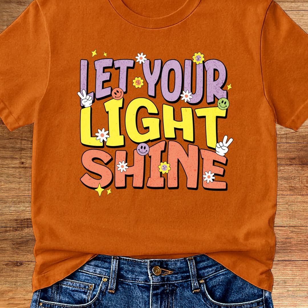 Let Your Light Shine Teacher T-Shirt - teachngear