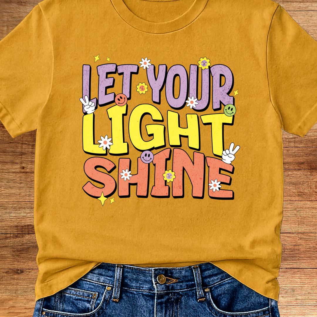 Let Your Light Shine Teacher T-Shirt - teachngear
