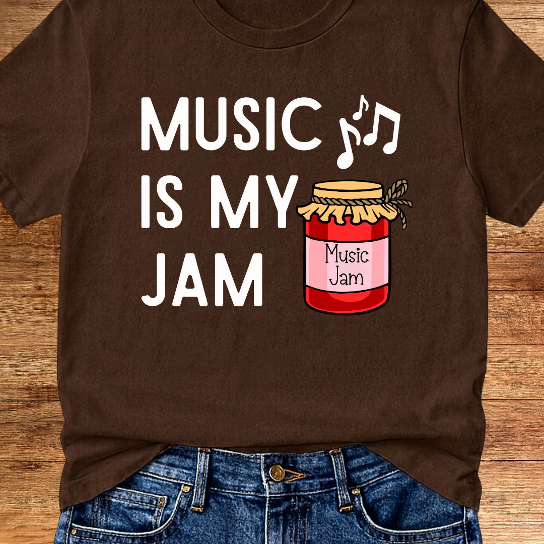 Music is my Jam Teacher T-Shirt - teachngear